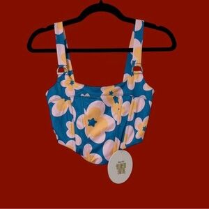 PRINCESS POLLY FLORAL CORSET TOP